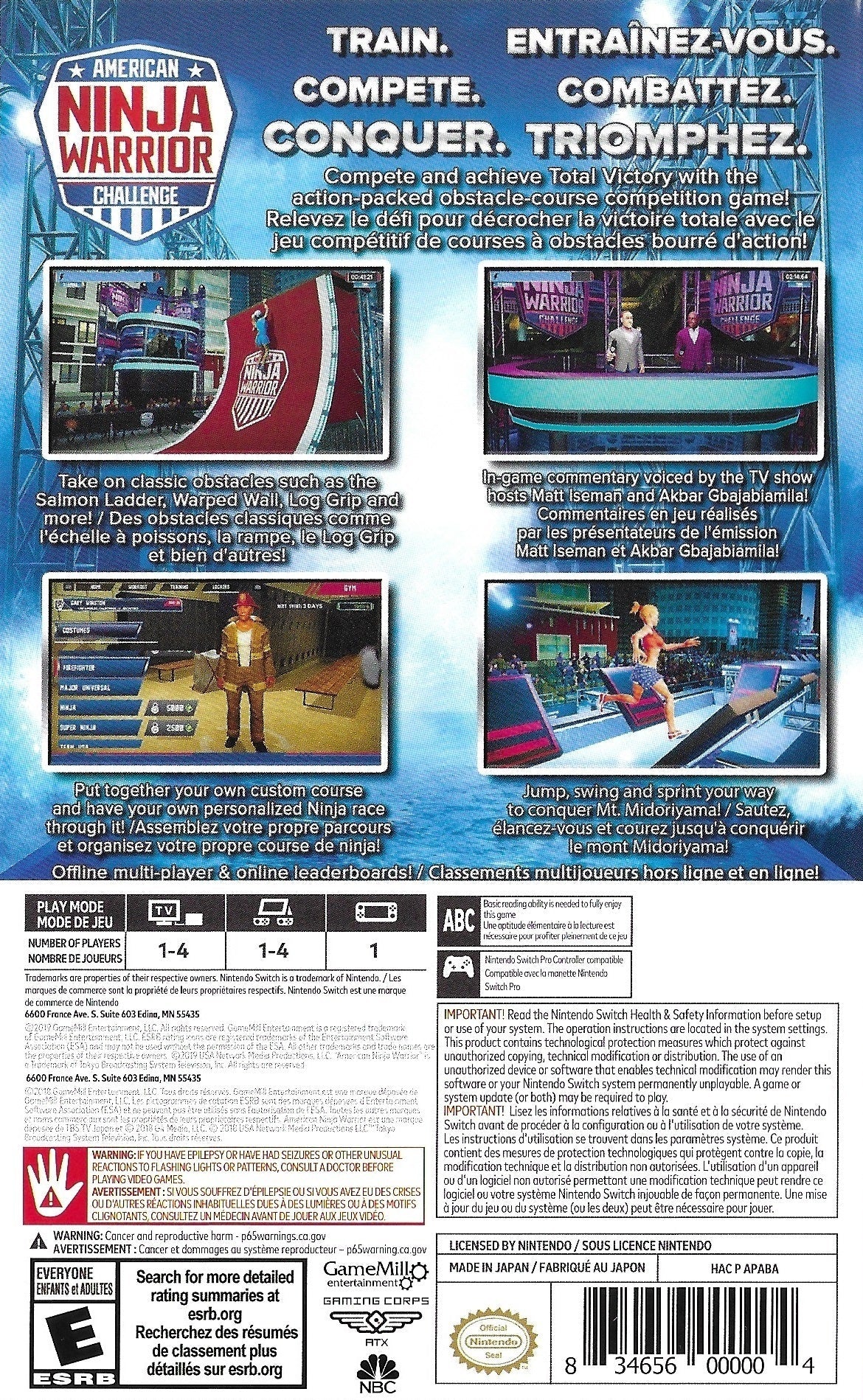 American Ninja Warrior Challenge (Nintendo Switch)