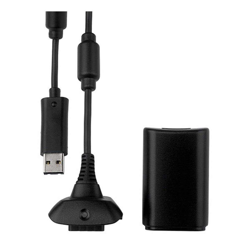 Black Play And Charge Kit (Xbox 360)