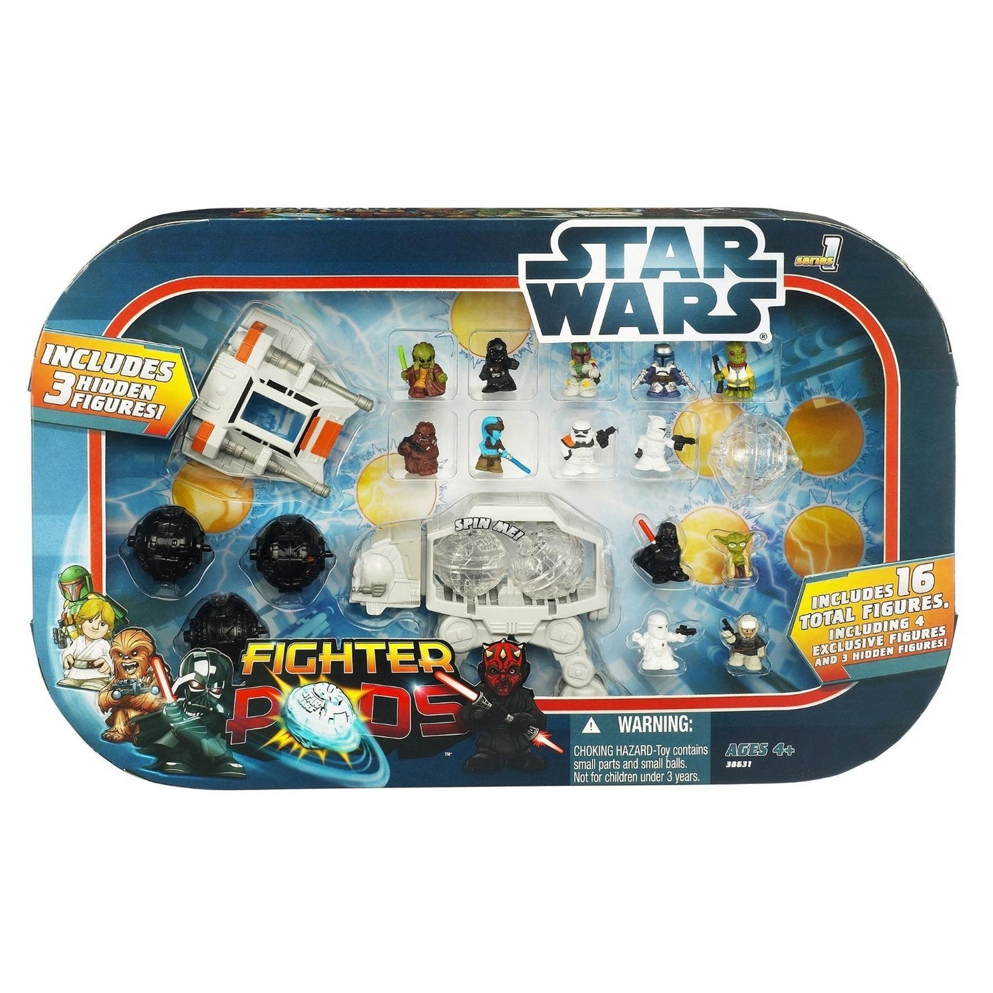 Star Wars Fighter Pods Series 1 # 38631 Snowspeeder Vs AT-AT
